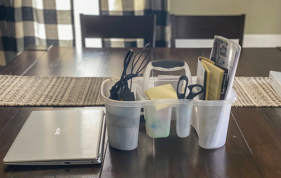 Makeshift desk 2